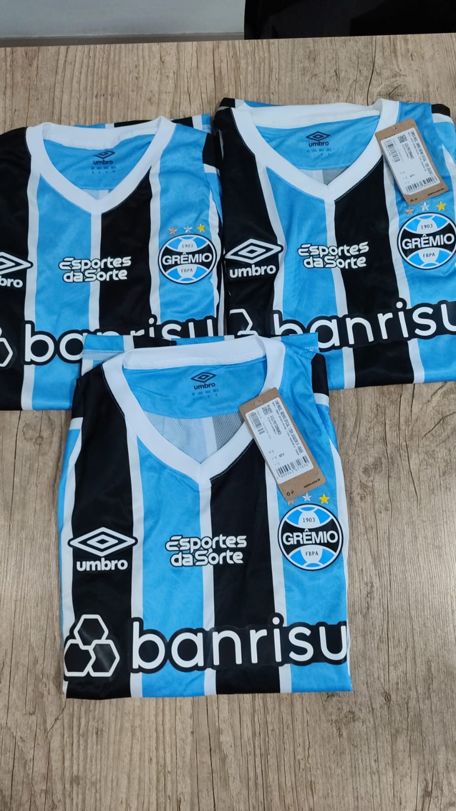 Camisa Masculina Umbro Gremio Oficial 1 2024 Jogador S/N