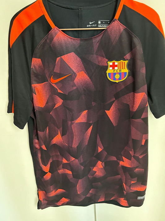 Camisa Pre Match 2017-2018 Barcelona Champions