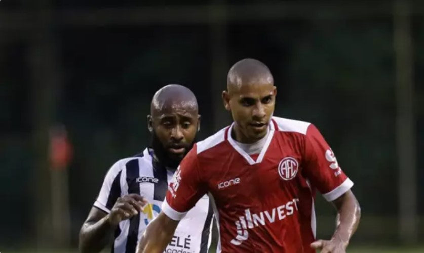 Bela Camisa Do America do Rio - Usada Em Jogo - Pedrinho