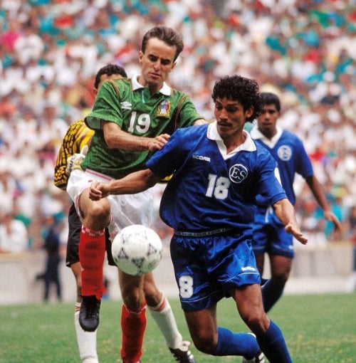 Rara Camisa Da Seleção De El Salvador Usada - Jogo 1992/1993