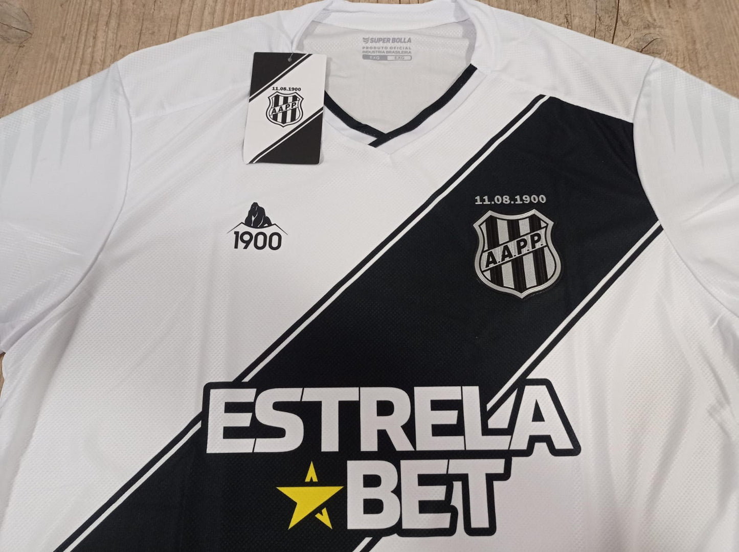 CAMISA OFICIAL MASCULINA PONTE PRETA JOGO I S/N 23