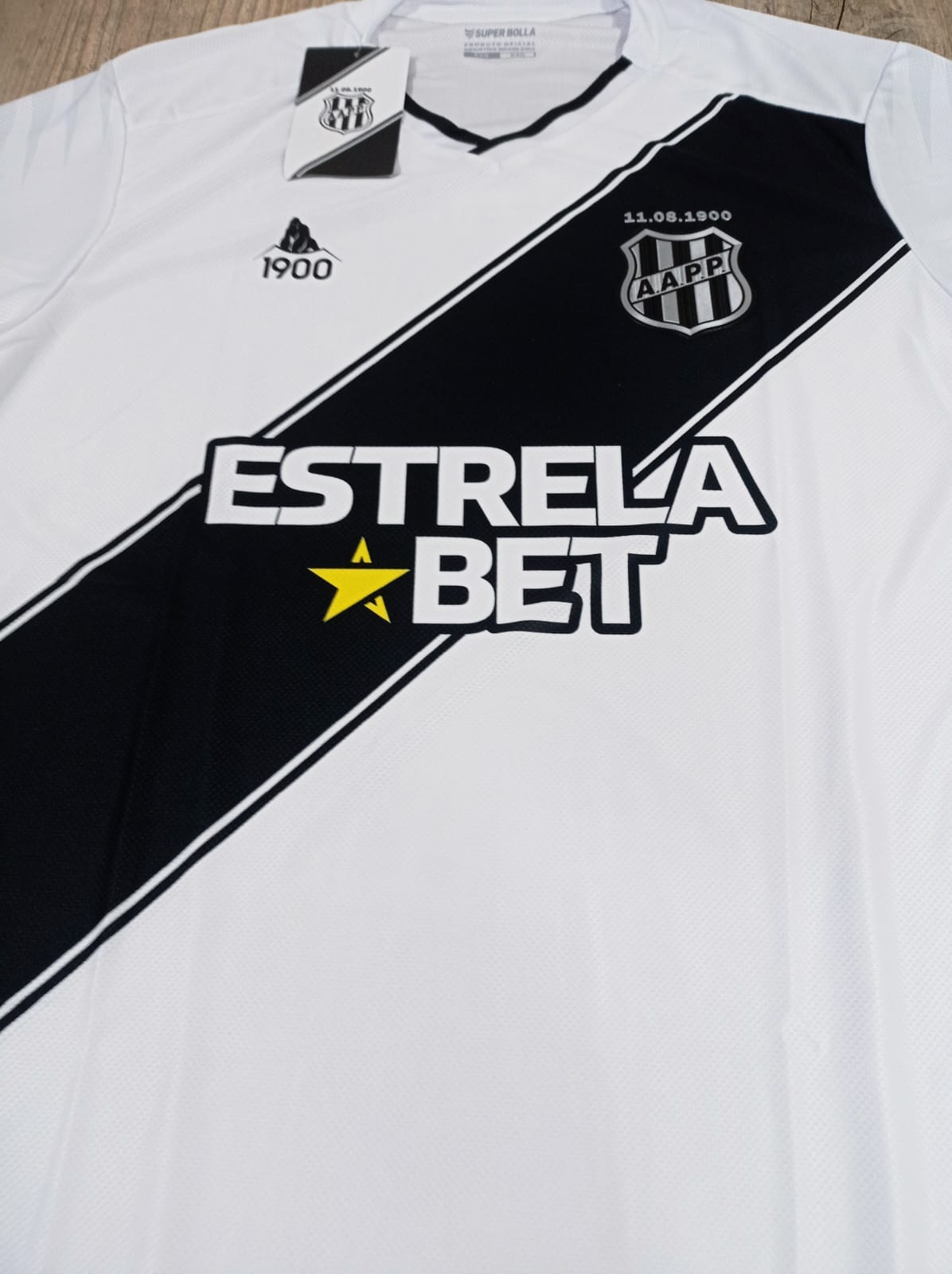 CAMISA OFICIAL MASCULINA PONTE PRETA JOGO I S/N 23