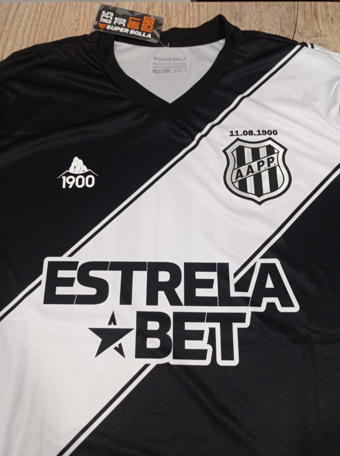 CAMISA OFICIAL MASCULINA PONTE PRETA JOGO II Torcedor Número 10