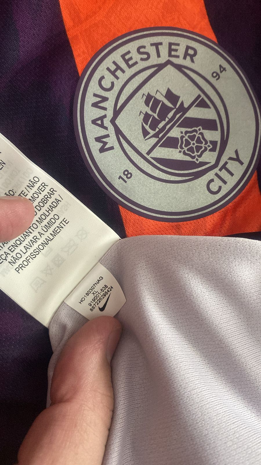 Nike Manchester City FC 2018/19 Stadium Third 919001-538