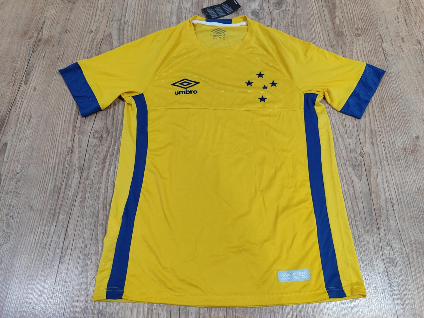 Camisa Oficial Cruzeiro Goleiro amarela 2018