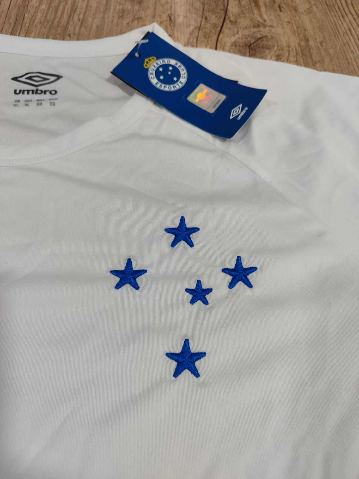 Camisa Oficial Cruzeiro lisa básica