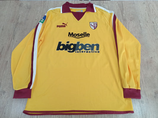 Linda Camisa de Jogo do Metz - França - Away - 2003/2004 Mangas Longas