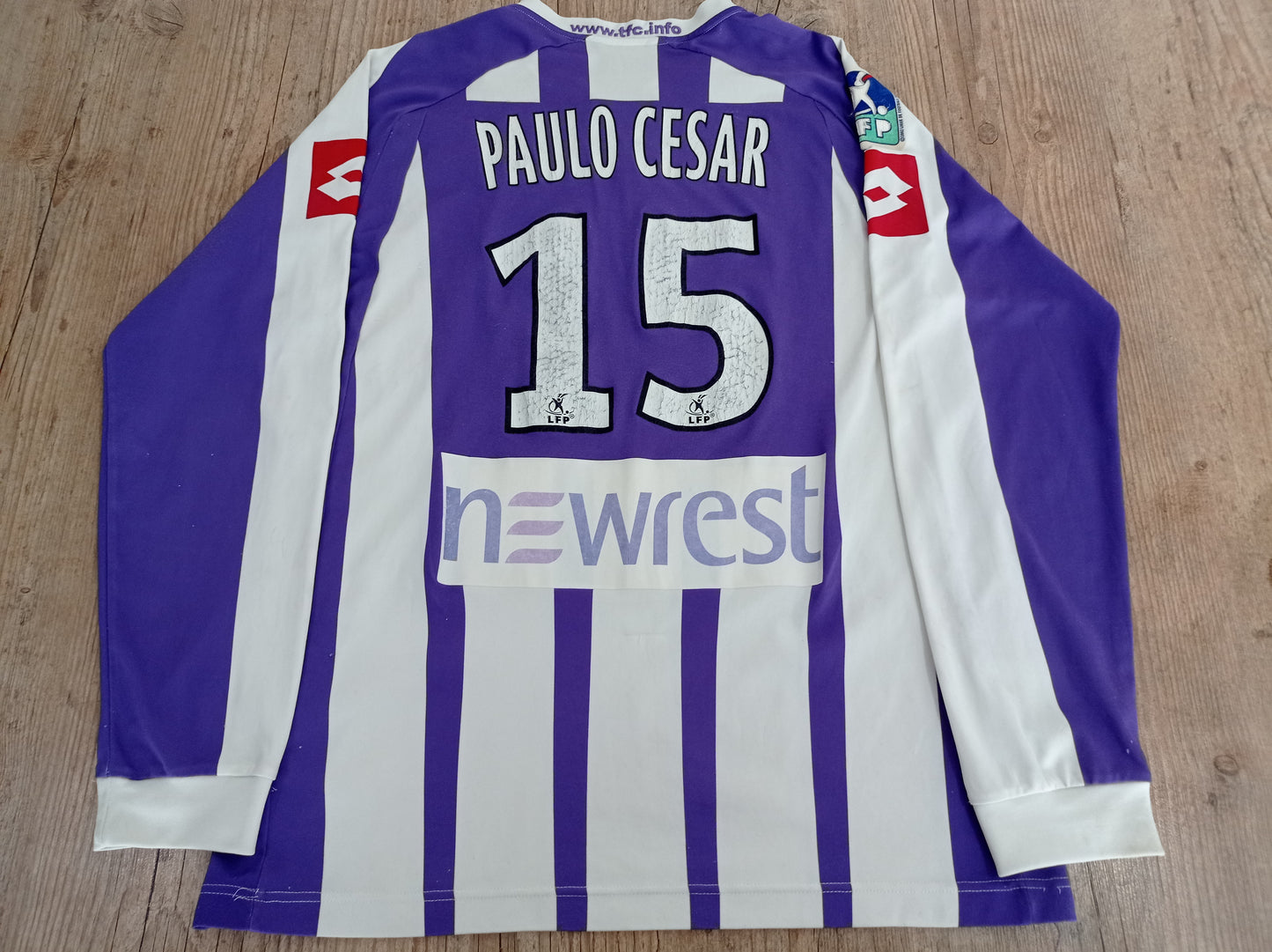 Camisa de Jogo do Toulouse - França - Home – 2007/2008 Mangas Longas