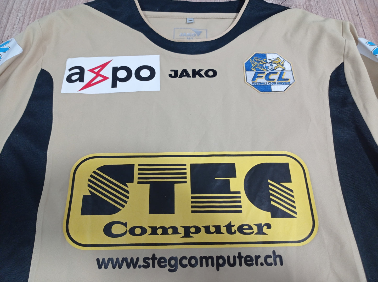 Camisa do Luzern – Away – 2007/2008 - Manga Longa - de Jogo - Suíça