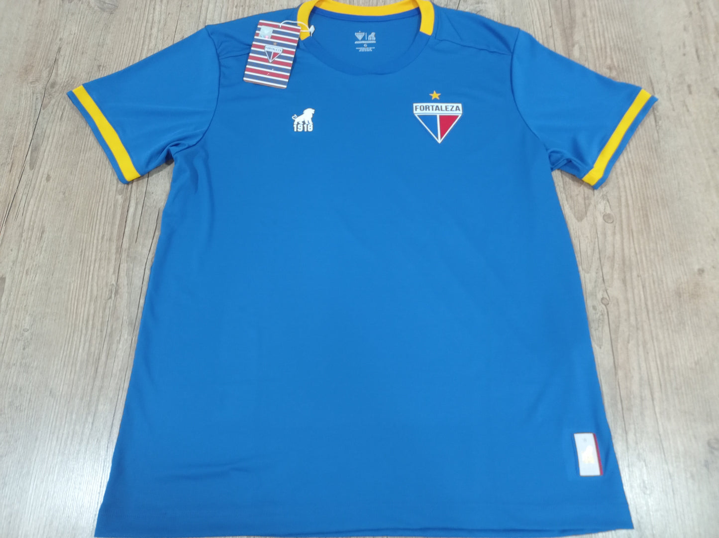 Camisa do Fortaleza - Azul/amarela - Leão 1918