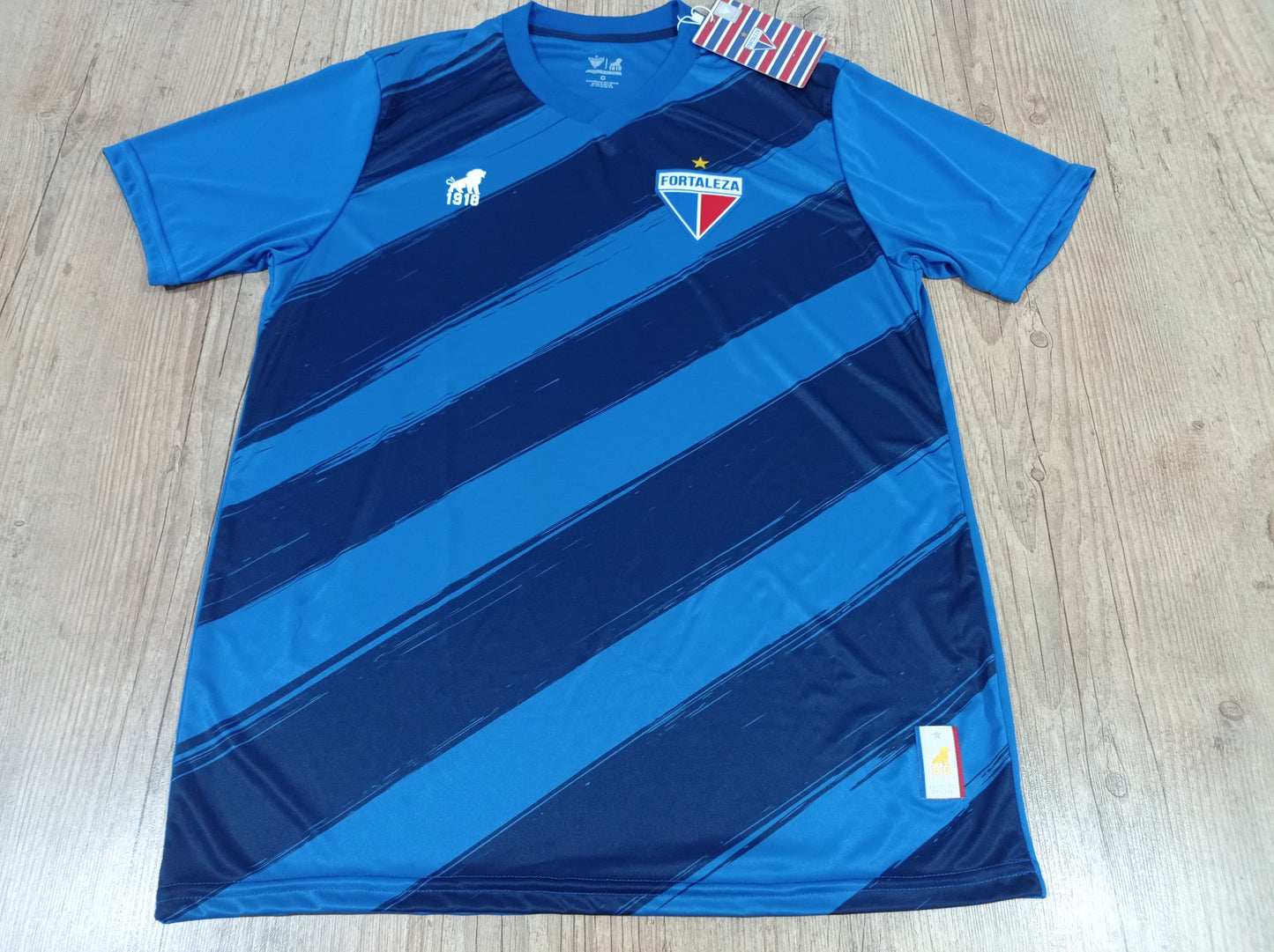 Linda Camisa do Fortaleza - Azul - Leão 1918