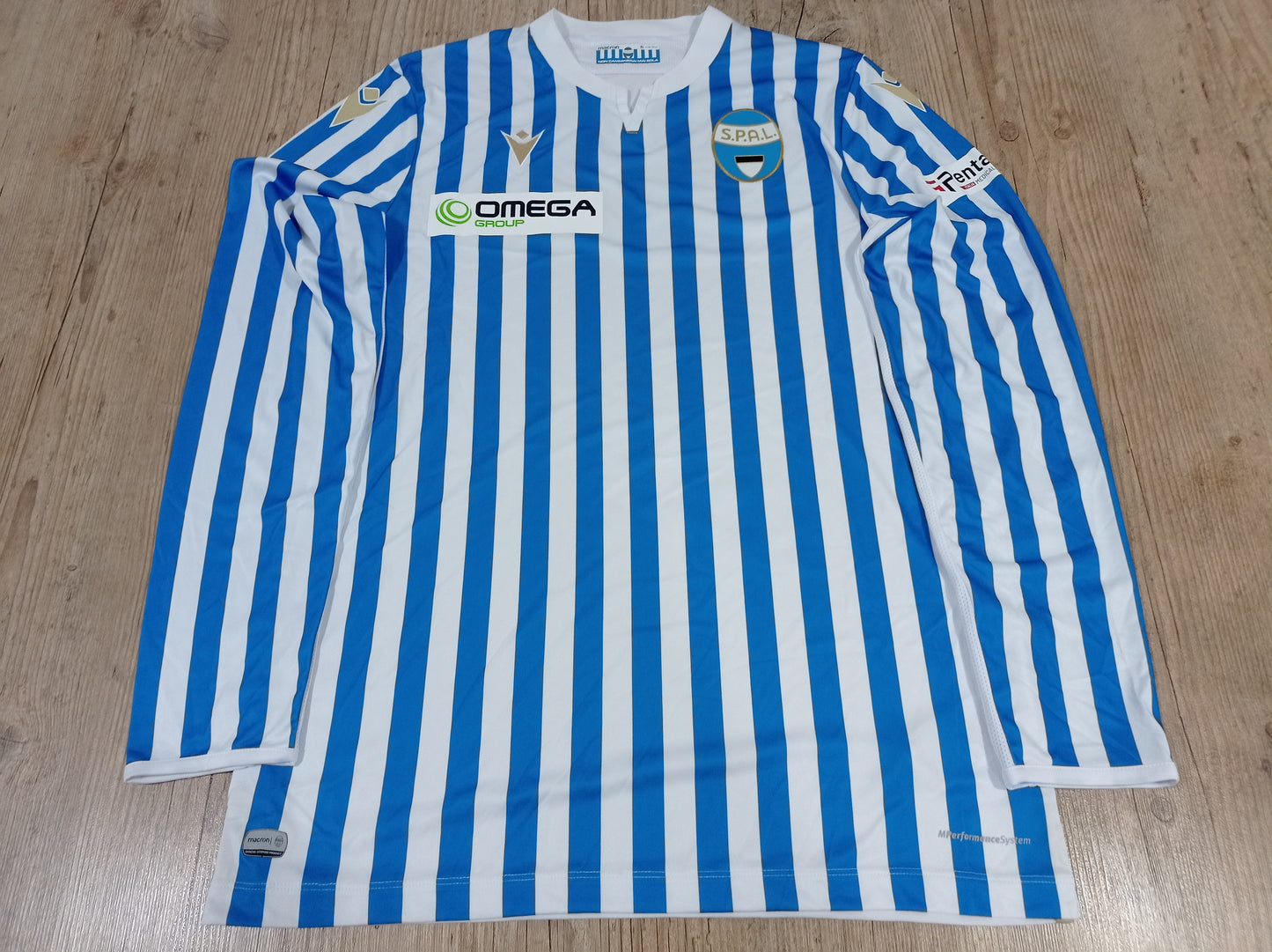 Rara Camisa do SPAL da Itália - Manga Longa