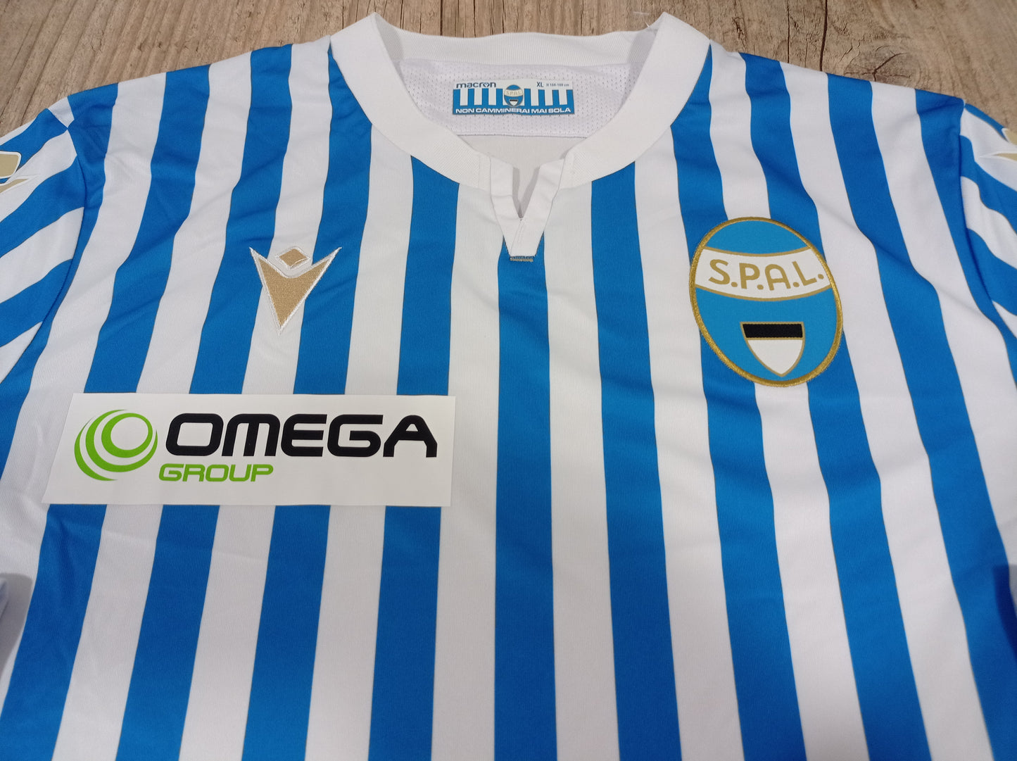 Rara Camisa do SPAL da Itália - Manga Longa