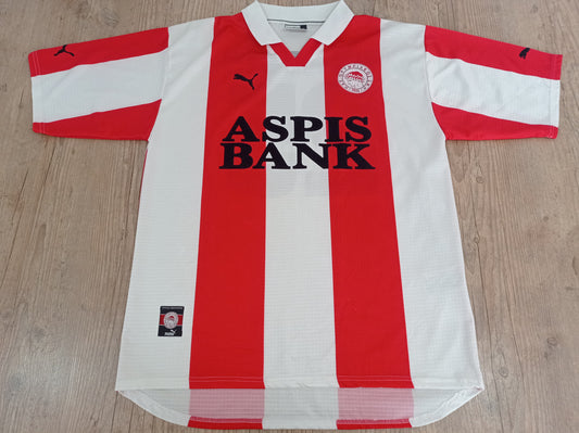 Rara Camisa de Jogo do Olympiacos  - Home - 1999/2000 - Grécia