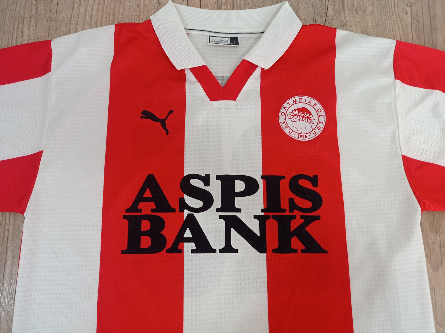 Rara Camisa de Jogo do Olympiacos  - Home - 1999/2000 - Grécia