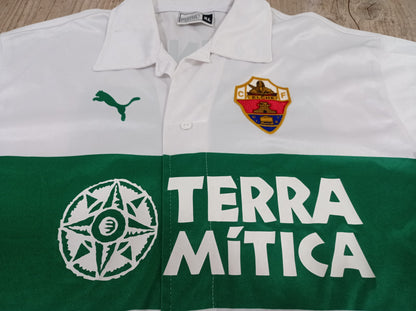 Camisa de Jogo do Elche - Home - 2001/2002 - Com botões - Mangas Longas