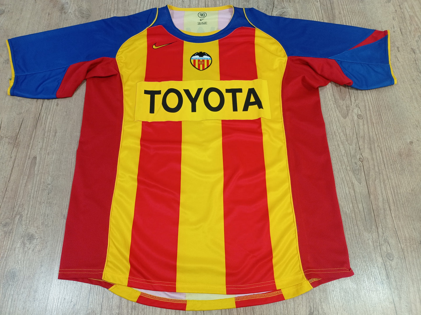 Rara Camisa do Valencia - Third - 2004/2005 #4 Roberto Ayala