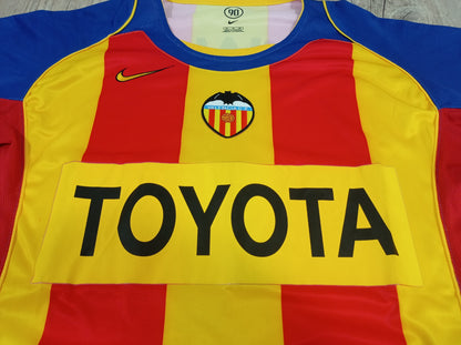 Rara Camisa do Valencia - Third - 2004/2005 #4 Roberto Ayala