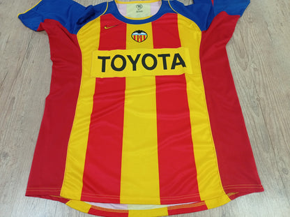 Rara Camisa do Valencia - Third - 2004/2005 #4 Roberto Ayala