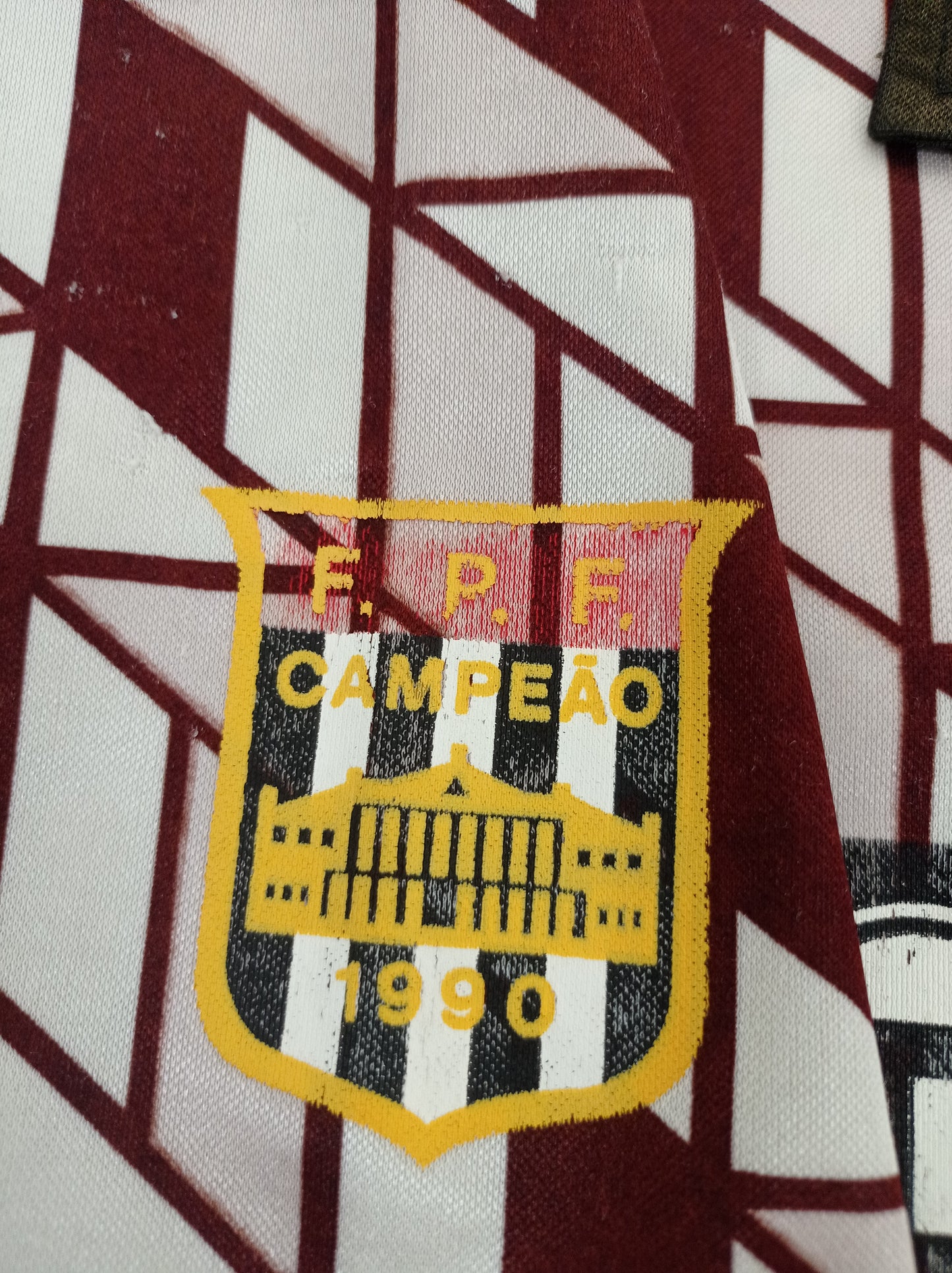 Camisa do Bragantino - Carijó - 1990 Coca-Cola