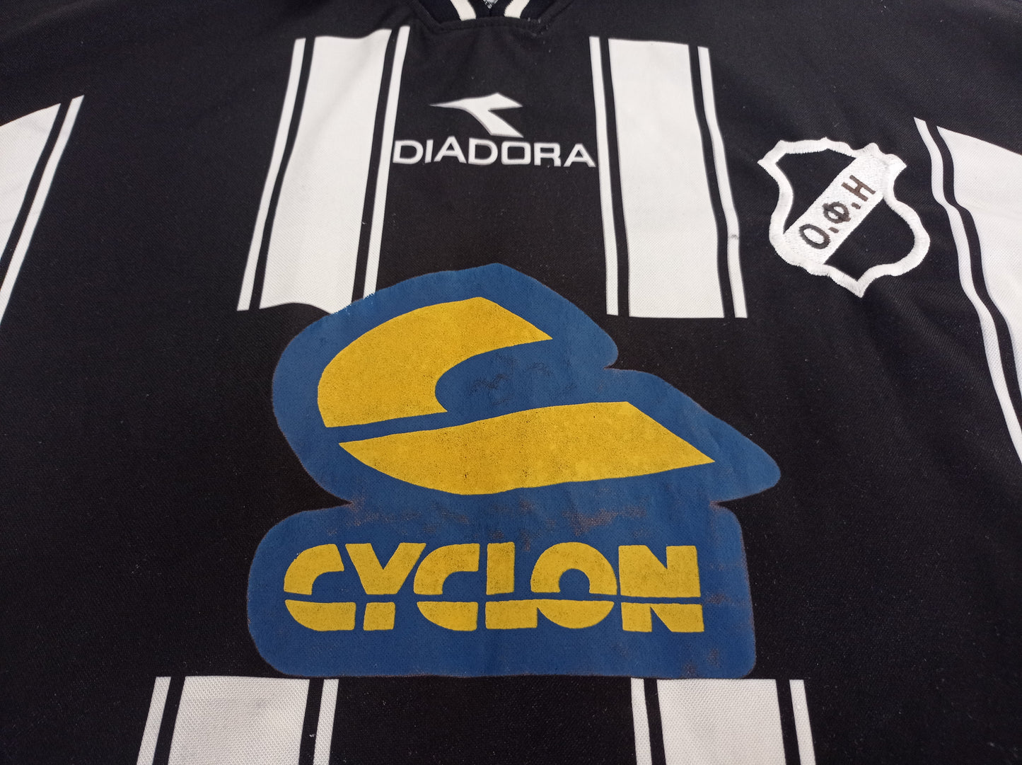 Bela Camisa de Jogo do OFI Creta - Grécia - Home - 2003/2004