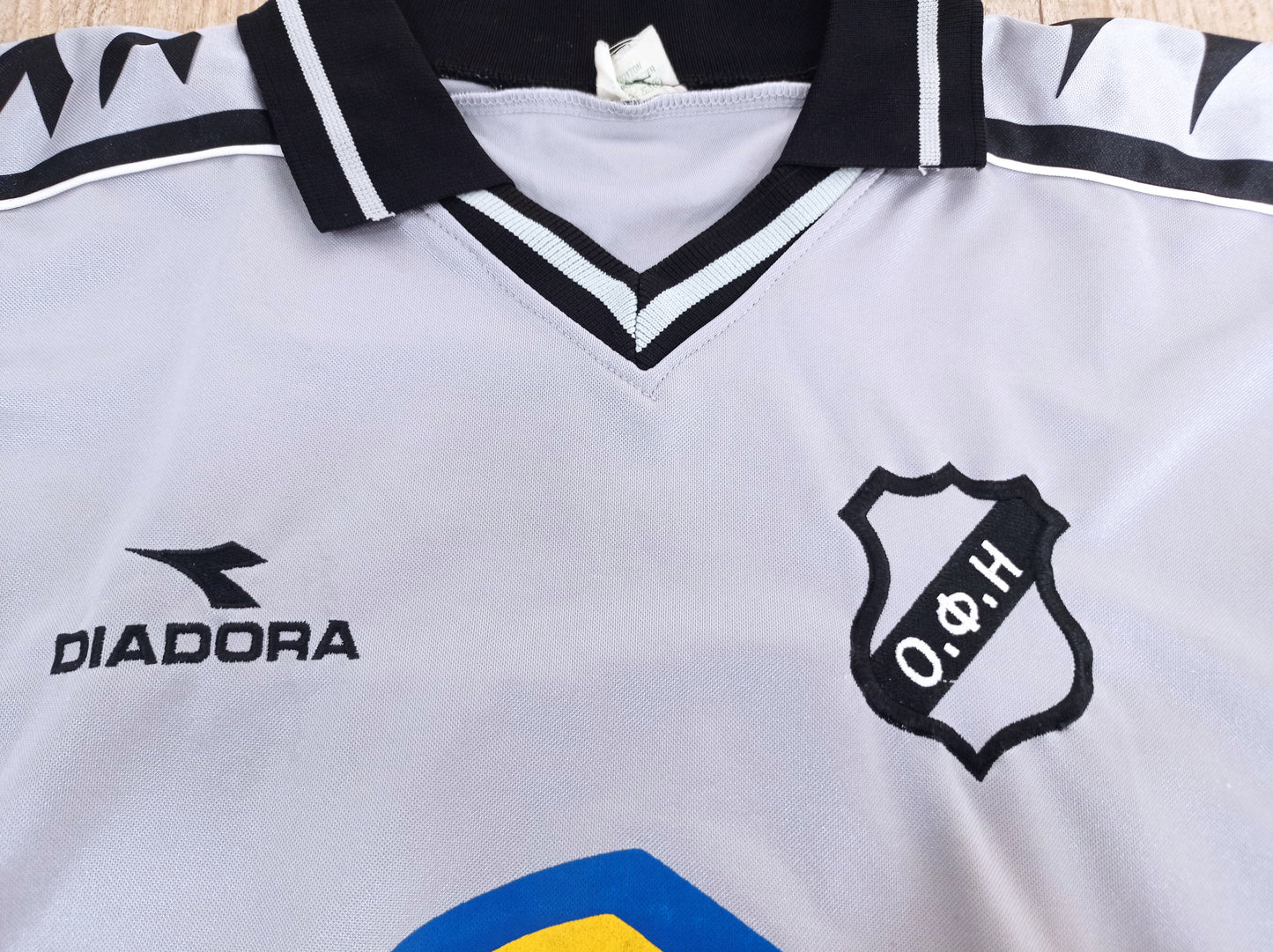 Rara Camisa de Jogo do OFI Creta - Grécia - Away - 2003/2004