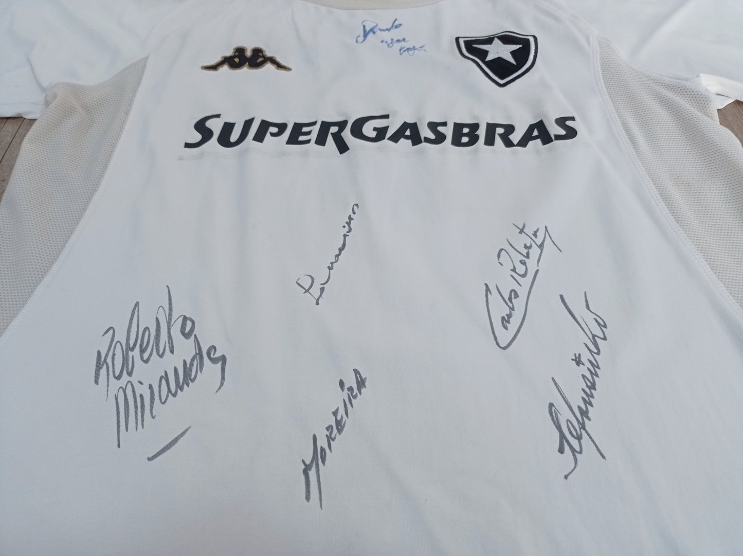 Camisa do Botafogo - Away - 2005 de Jogo - Autografada por Ídolos