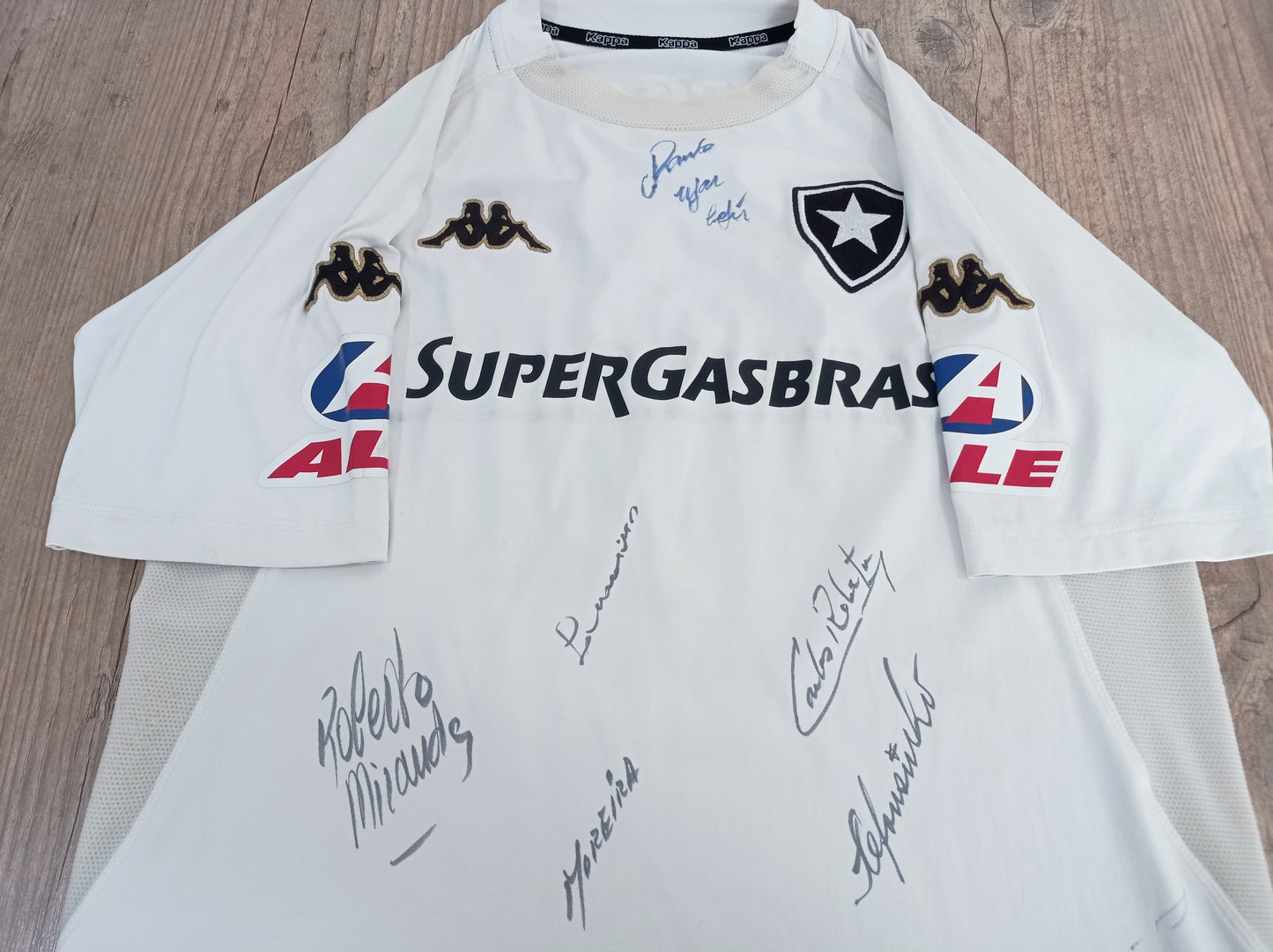 Camisa do Botafogo - Away - 2005 de Jogo - Autografada por Ídolos