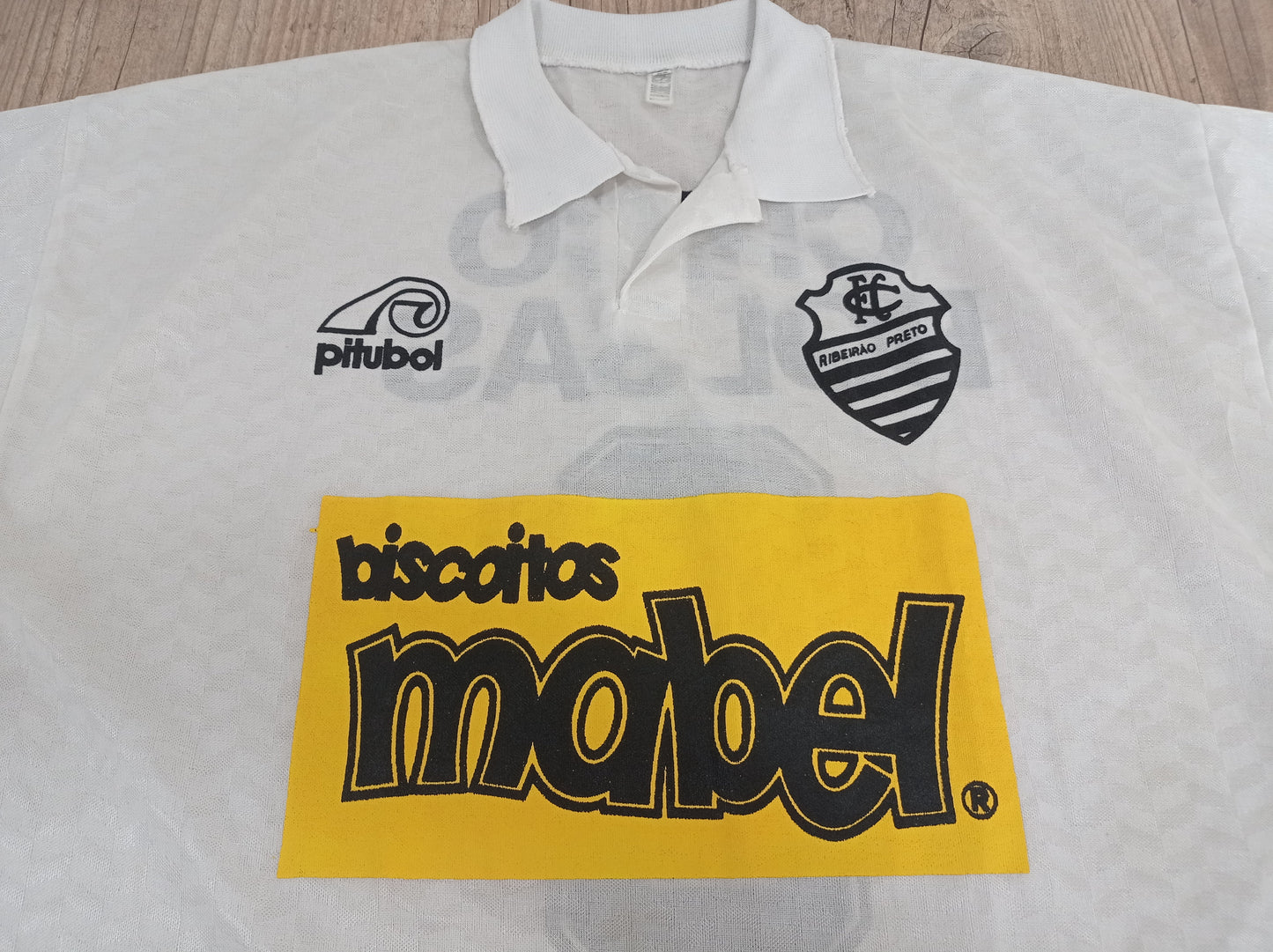 Camisa do Comercial de Ribeirão Preto - de Jogo - Anos 90 - Espetacular