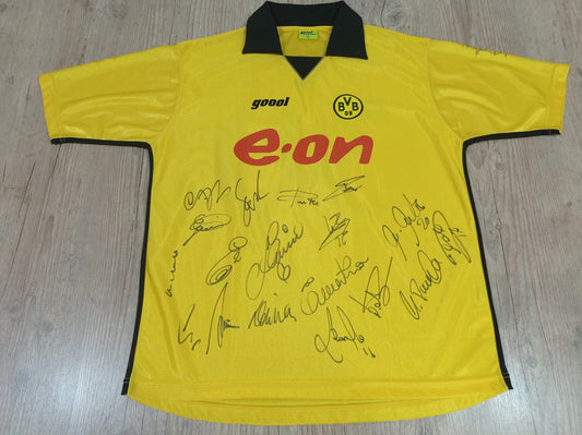 Linda Camisa de Jogo do Borussia Dortmund BVB - Home - 2003/2004 - Versão Europa