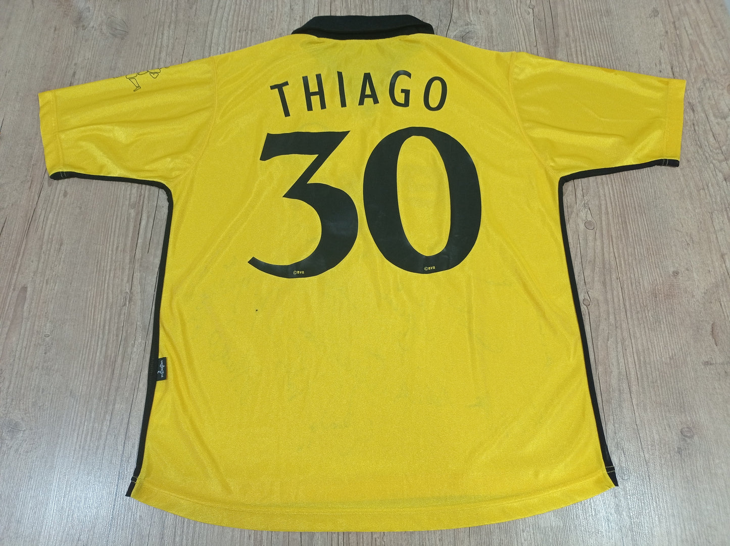 Linda Camisa de Jogo do Borussia Dortmund BVB - Home - 2003/2004 - Versão Europa