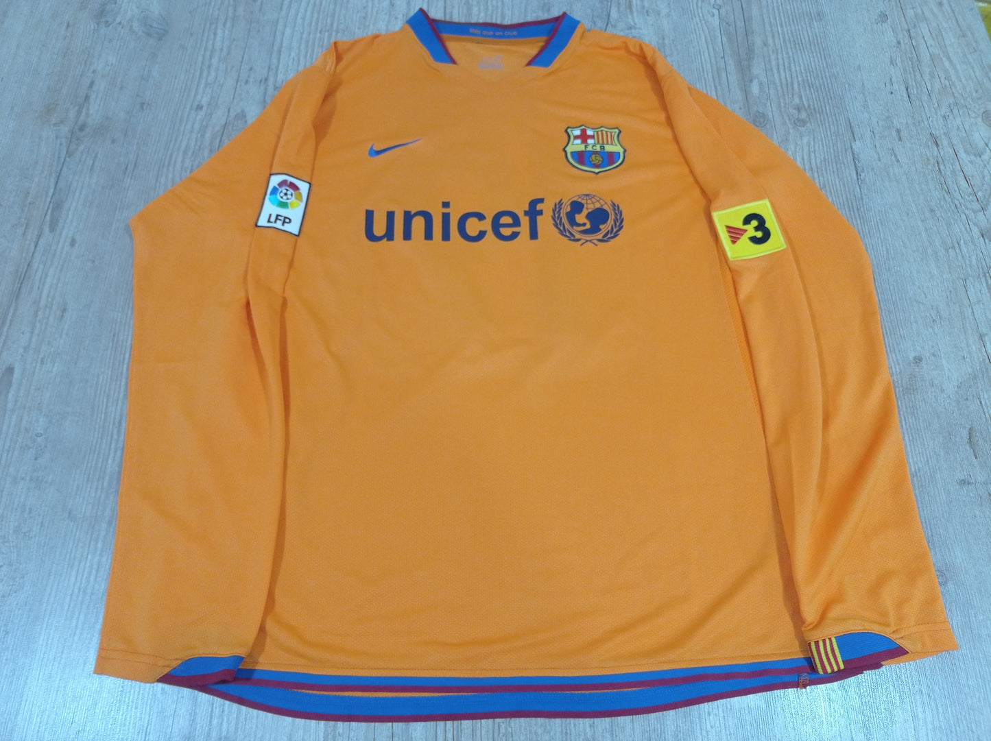 Rara Camisa do Barcelona - Third - 2007/2008 - #19 Lionel Messi - Mangas Longas