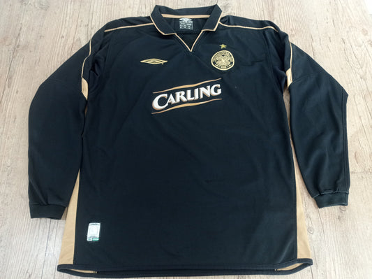 Rara Camisa do Celtic - Away - 2003/2004 - Escócia - Mangas Longas