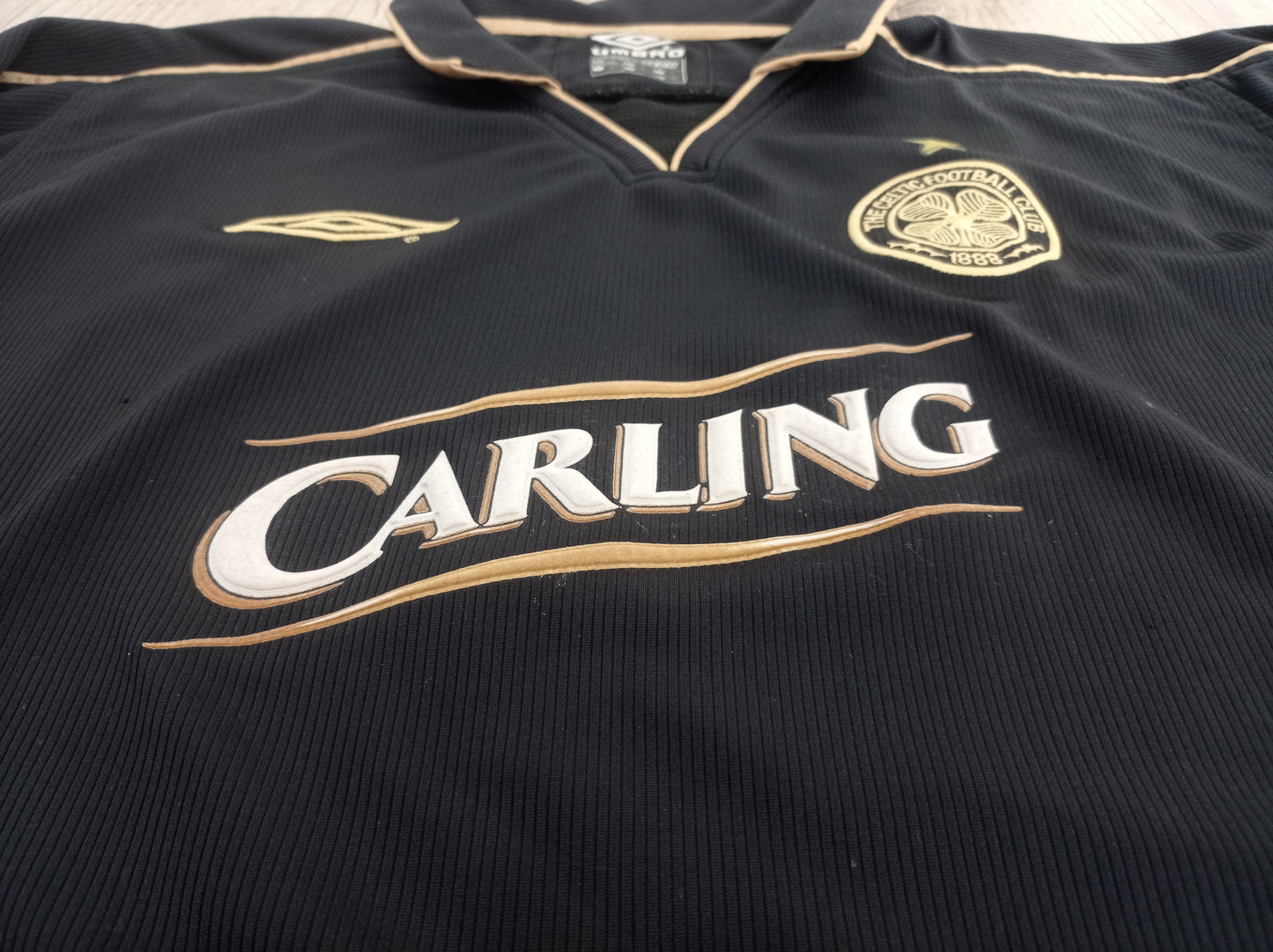 Rara Camisa do Celtic - Away - 2003/2004 - Escócia - Mangas Longas