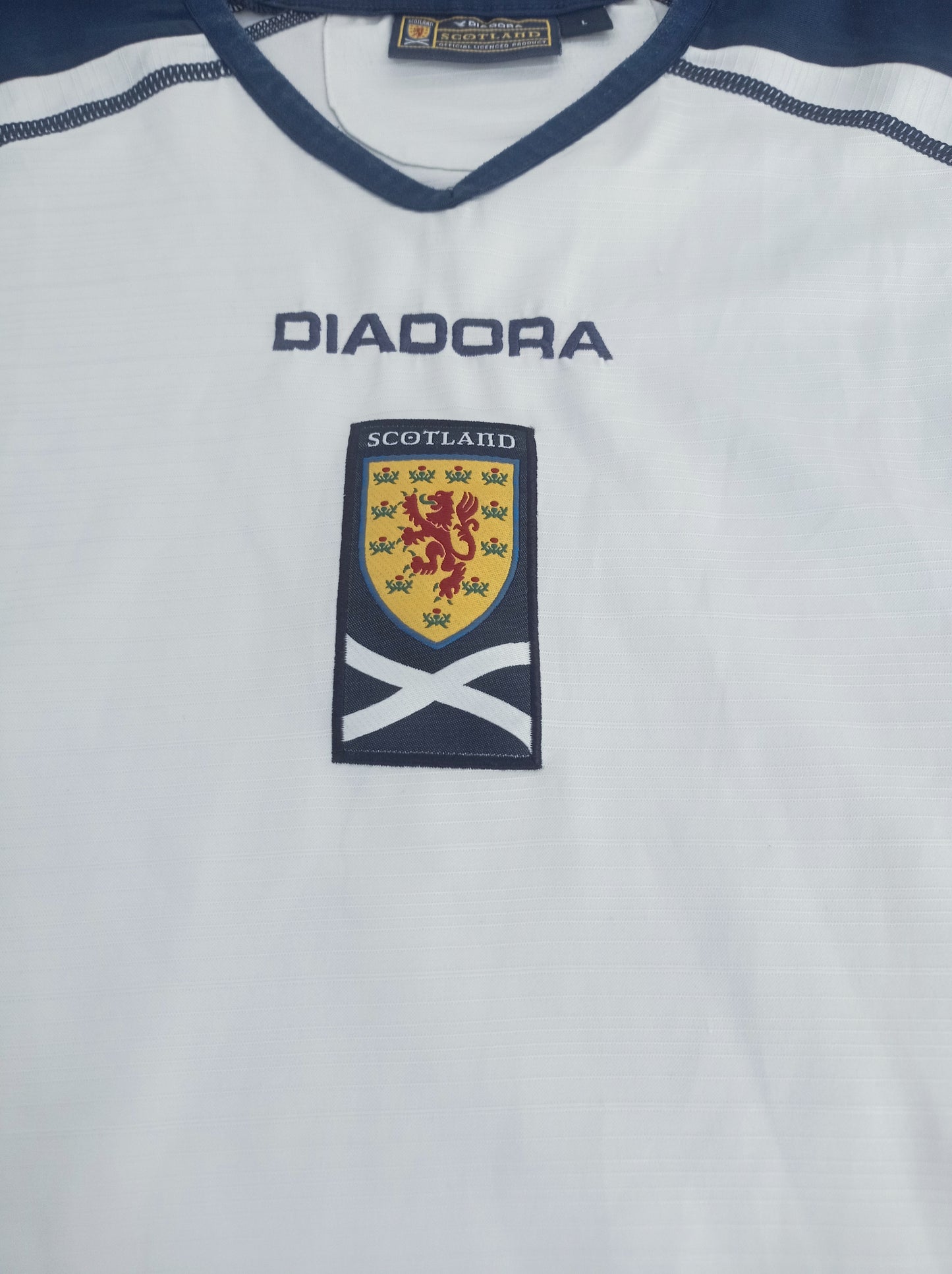 Linda Camisa da Escócia - Away - 2003/2004 - Mangas Longas Diadora