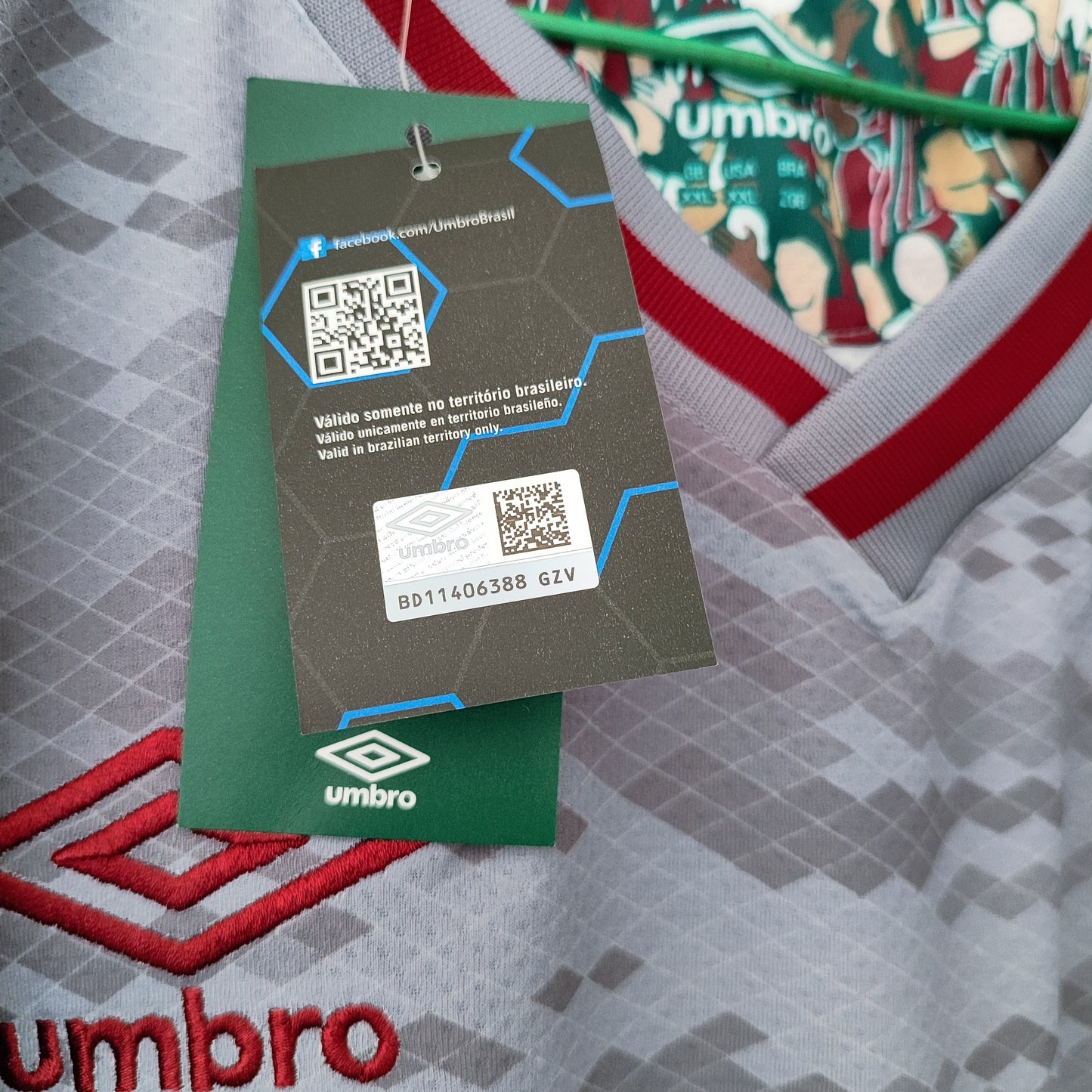 Camisa Fluminense III 2021 tamanho 2GG