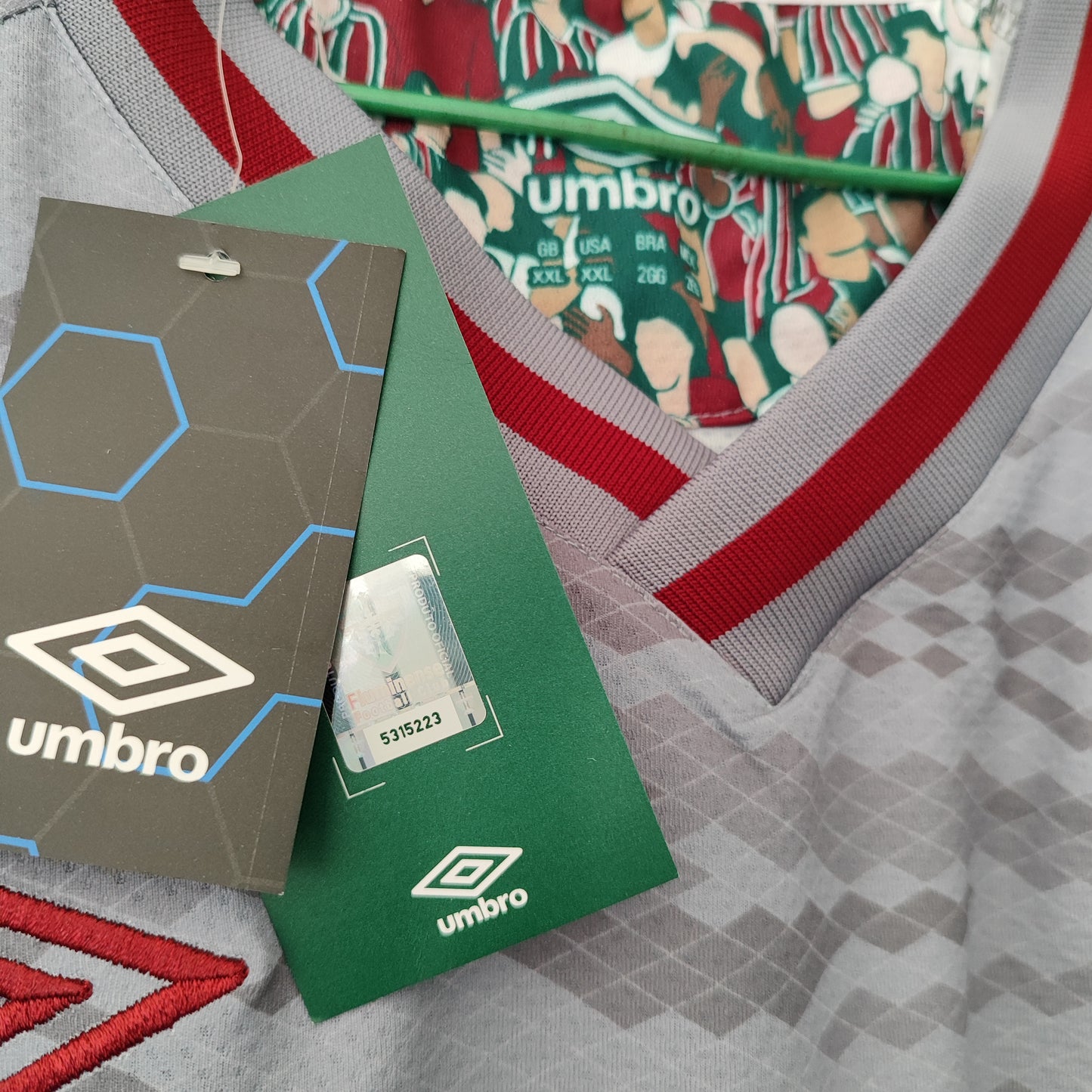 Camisa Fluminense III 2021 tamanho 2GG