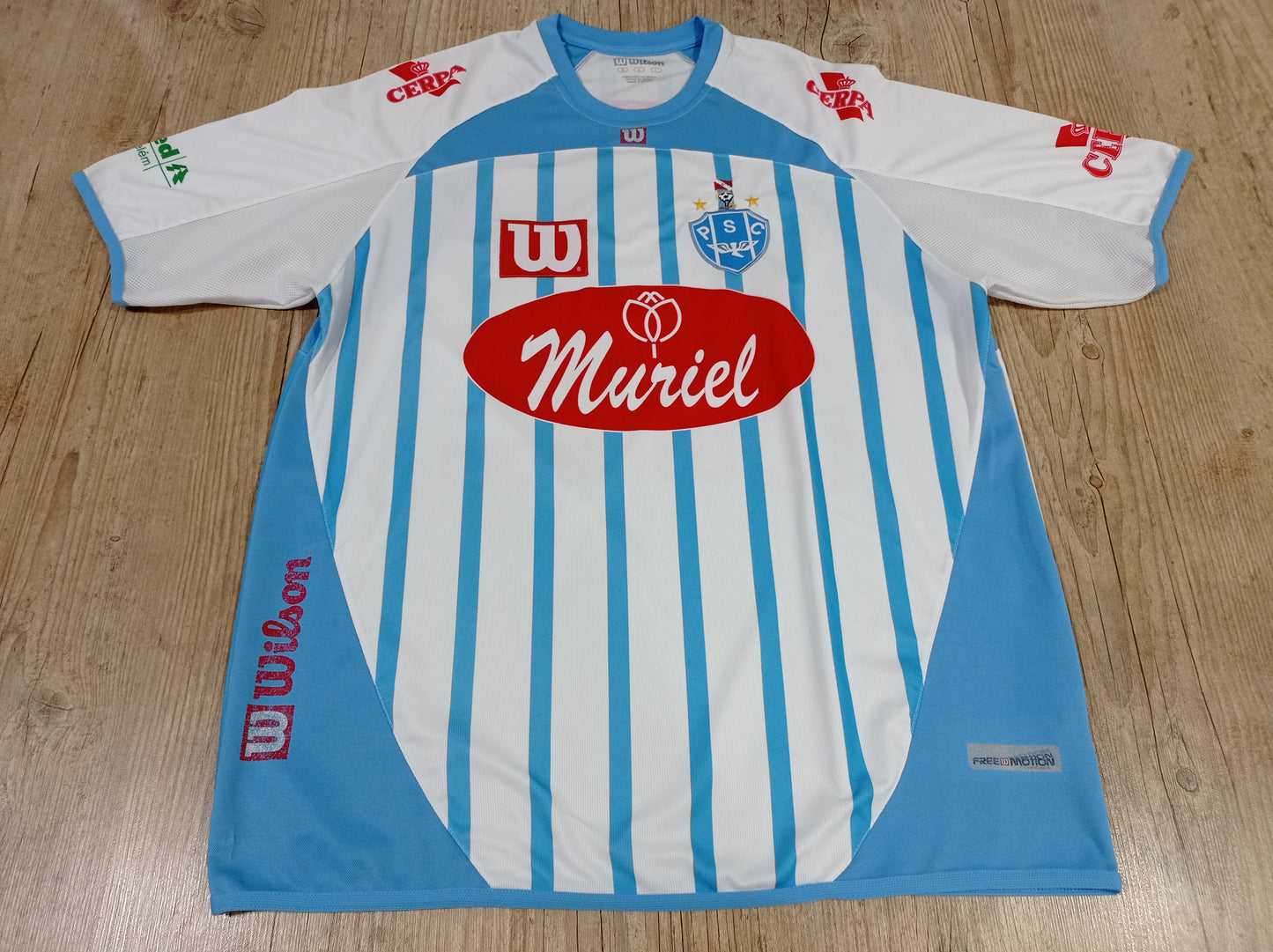 Rara Camisa Do Paysandu - Brasileiro Série A 2005 - De Jogo!