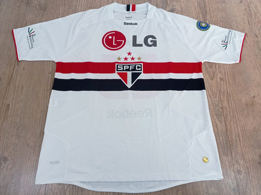 Camisa Jogo São Paulo - Dagoberto - 2009 - Patrocínio Raro