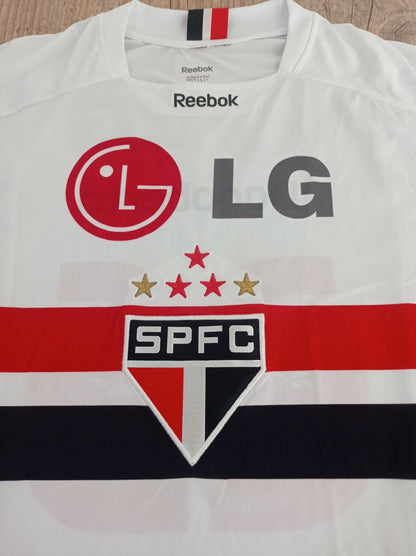 Camisa Jogo São Paulo - Dagoberto - 2009 - Patrocínio Raro