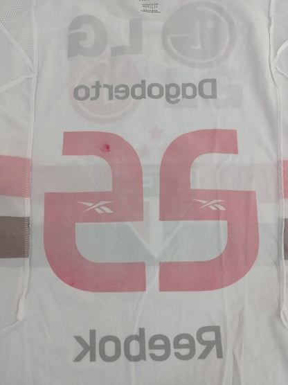 Camisa Jogo São Paulo - Dagoberto - 2009 - Patrocínio Raro