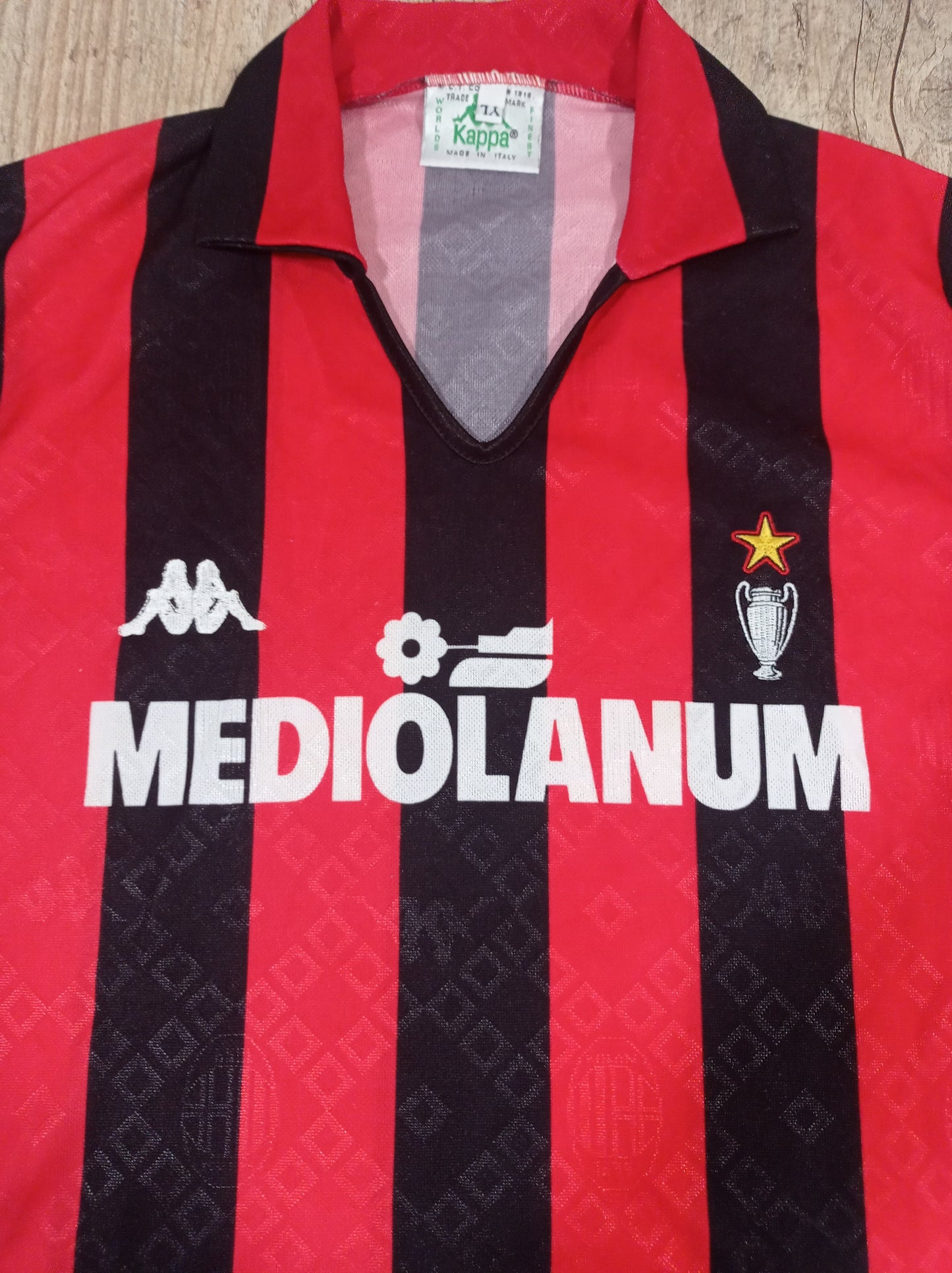 Raríssima Camisa Do Milan - Itália - 1989/1990 Mangas Longas