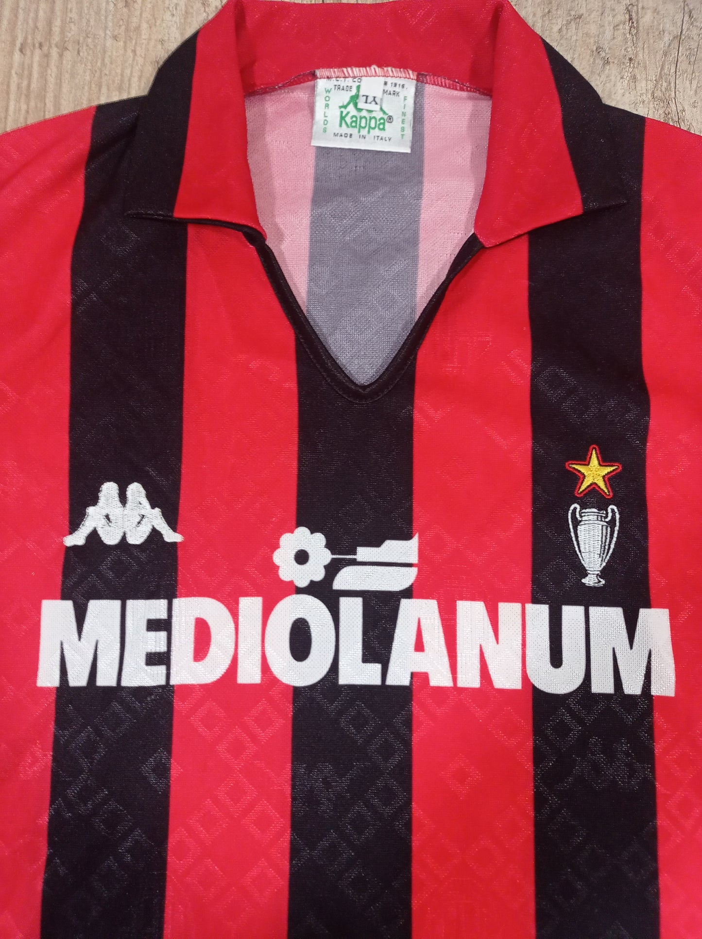 Raríssima Camisa Do Milan - Itália - 1989/1990 Mangas Longas