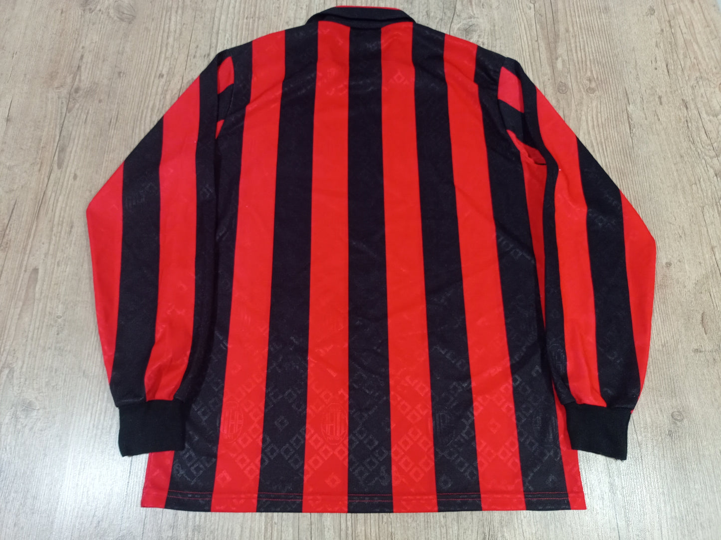 Raríssima Camisa Do Milan - Itália - 1989/1990 Mangas Longas