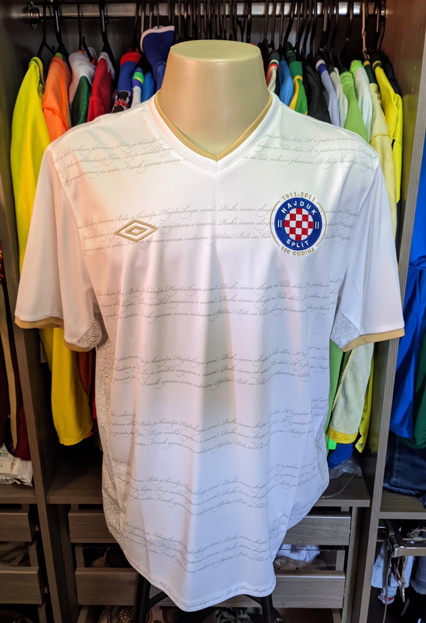 Hadjuk Split Croatia 100 years shirt 2011-2012