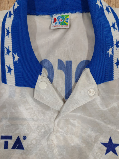 Rare Cruzeiro Shirt - 1996 - Straw - Game Worn