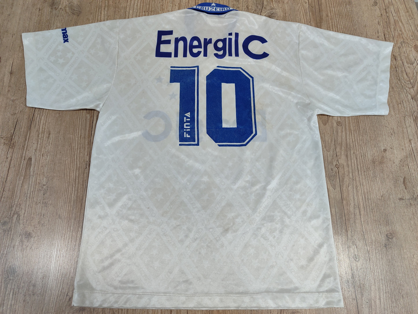 Rara Camisa Do Cruzeiro - 1996 - Palhinha - Usada Em Jogo