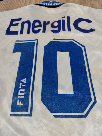 Rare Cruzeiro Shirt - 1996 - Straw - Game Worn