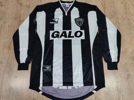 Camisa Atlético Mineiro - Galo - Rara - Manga Longa - de Jogo - Mancini - 2000 - Intacta