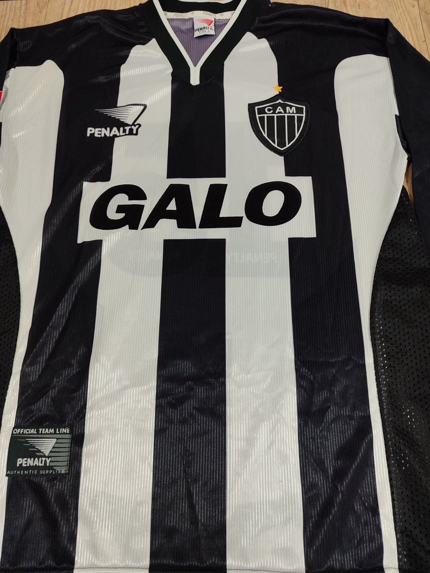 Camisa Atlético Mineiro - Galo - Rara - Manga Longa - de Jogo - Mancini - 2000 - Intacta